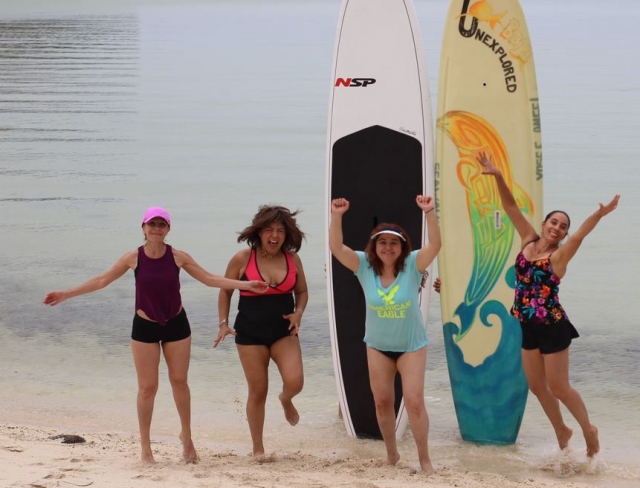 Emocionate con el paddte surf